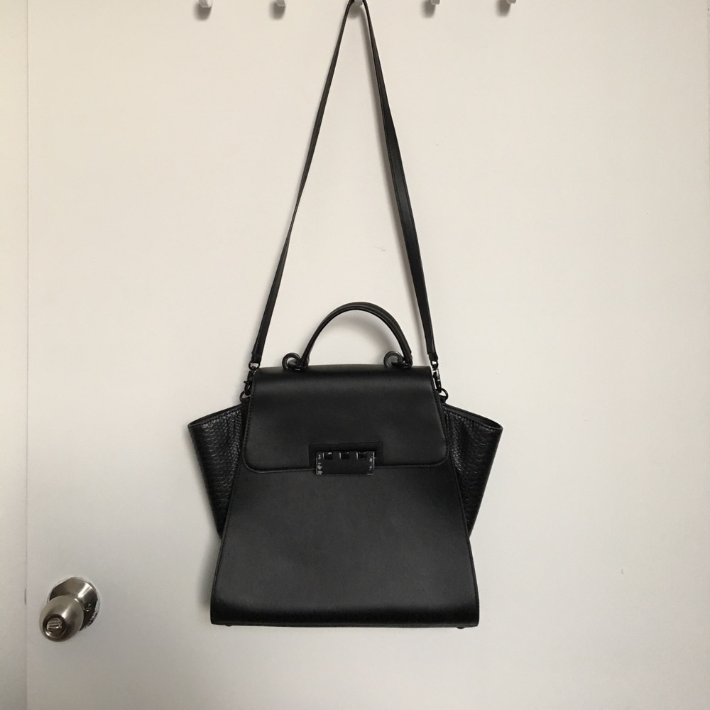 Zac zac Posen black structured bag