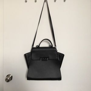 Zac zac Posen black structured bag