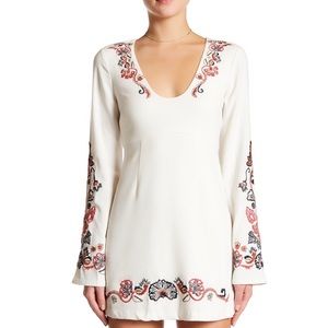 Free People folk Mini dress