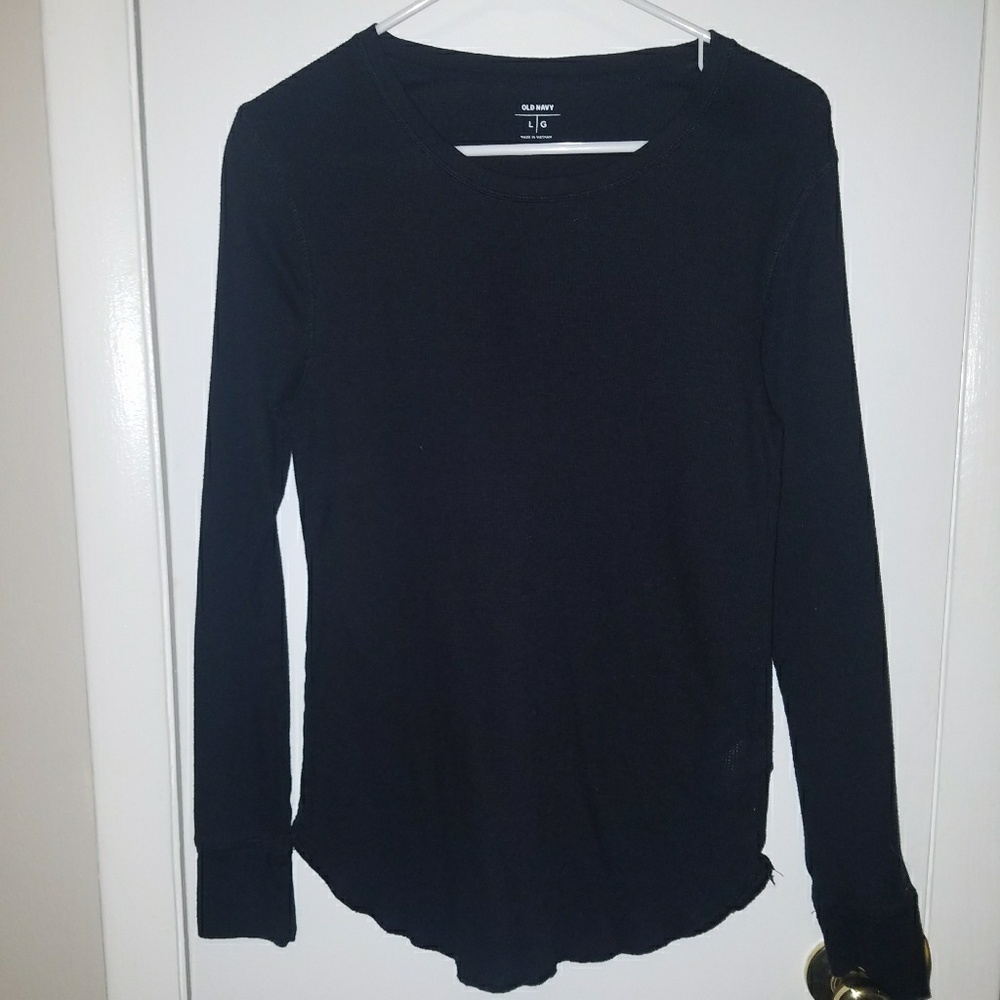 Black long sleeve old navy top