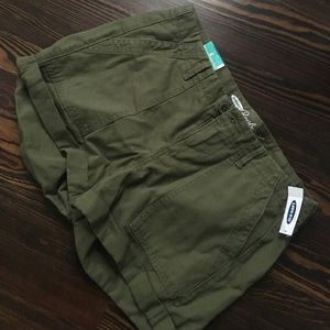 Old navy green boyfriend shorts