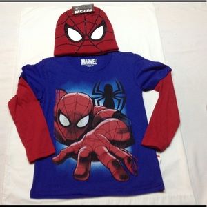 Spider Man -beanie & shirt 2 piece set💥🎉HP💥🎉💥