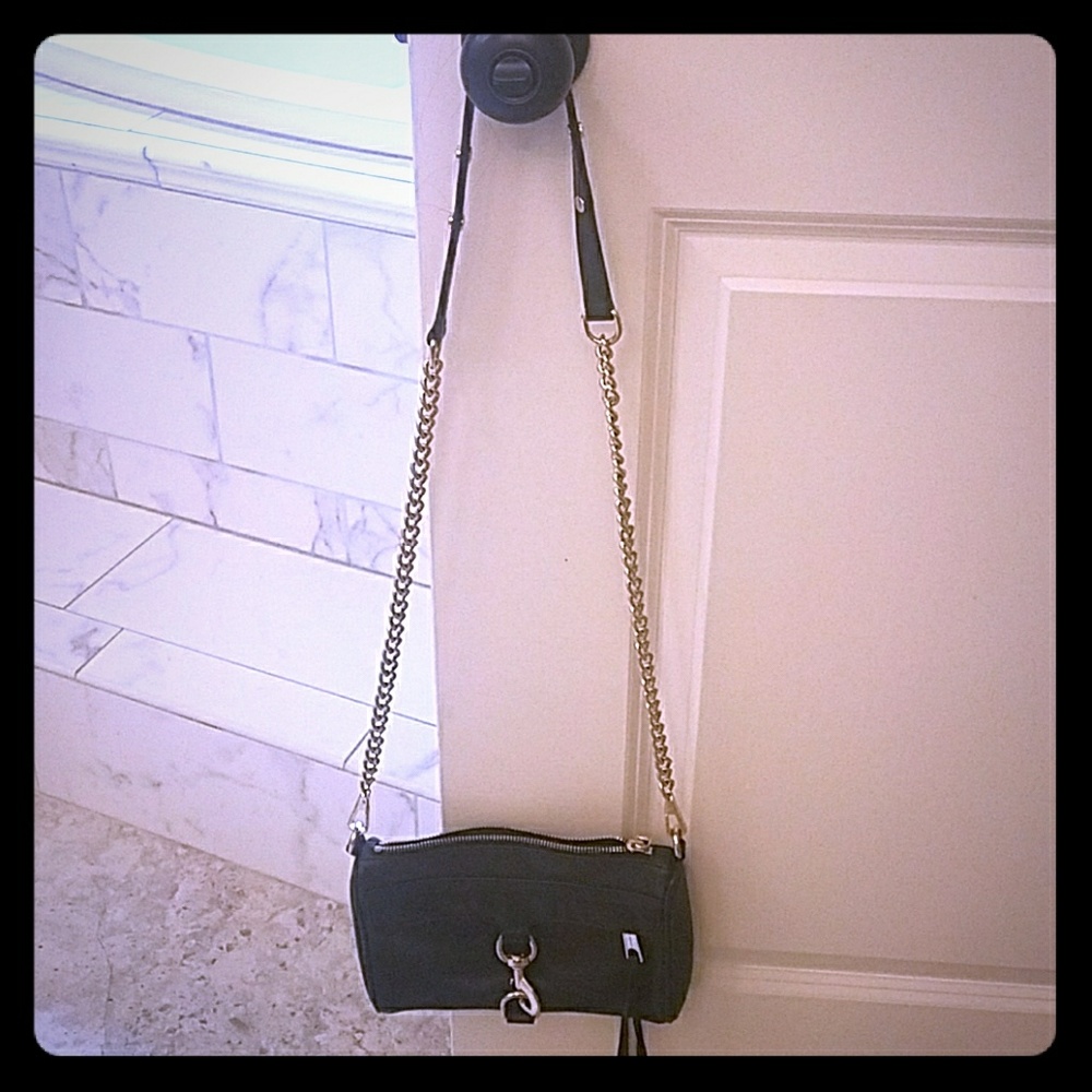 Rebecca Minkoff black leather crossbody bag