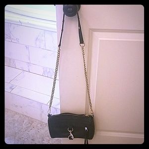Rebecca Minkoff black leather crossbody bag