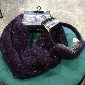 Cuddl Duds Infinity Scarf & Earmuff Set