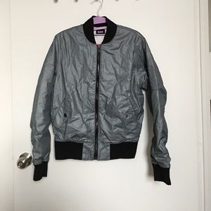 Hudson Jean metallic great bomber jacket!!