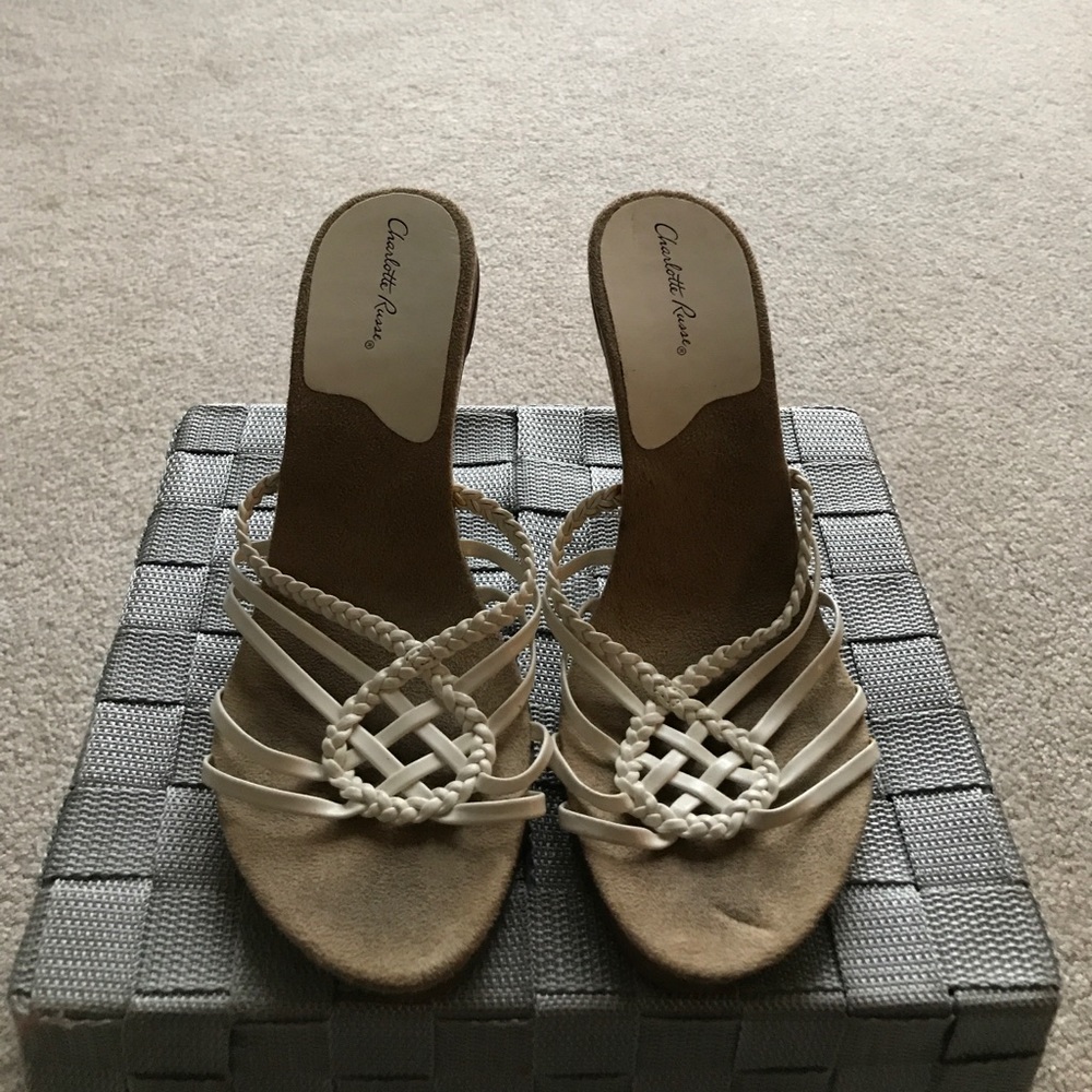 White Charlotte Russe Heels