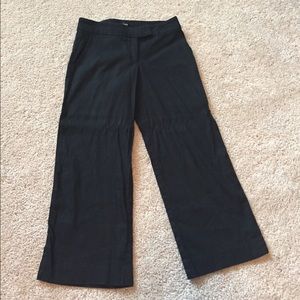 VGUC Bebe black linen Capri pant, size 0