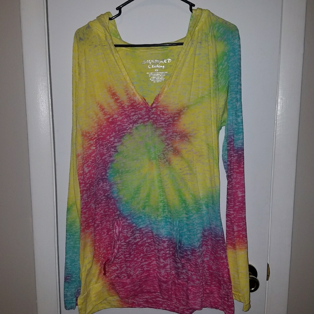 Lightweight tiedye hoodie