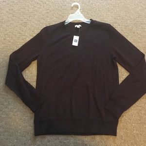 Purple Gap Pullover Sweater