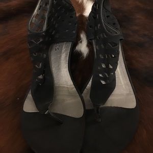 Coconuts Black Sandals