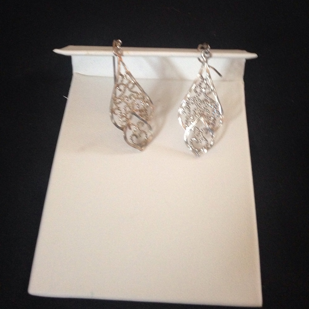 Silver plated earrings