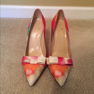Kate Spade Floral multi color Pumps