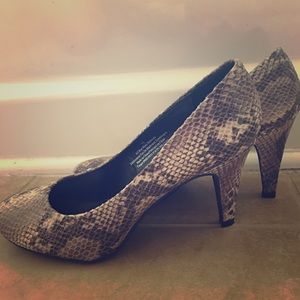 Snakeskin Heels