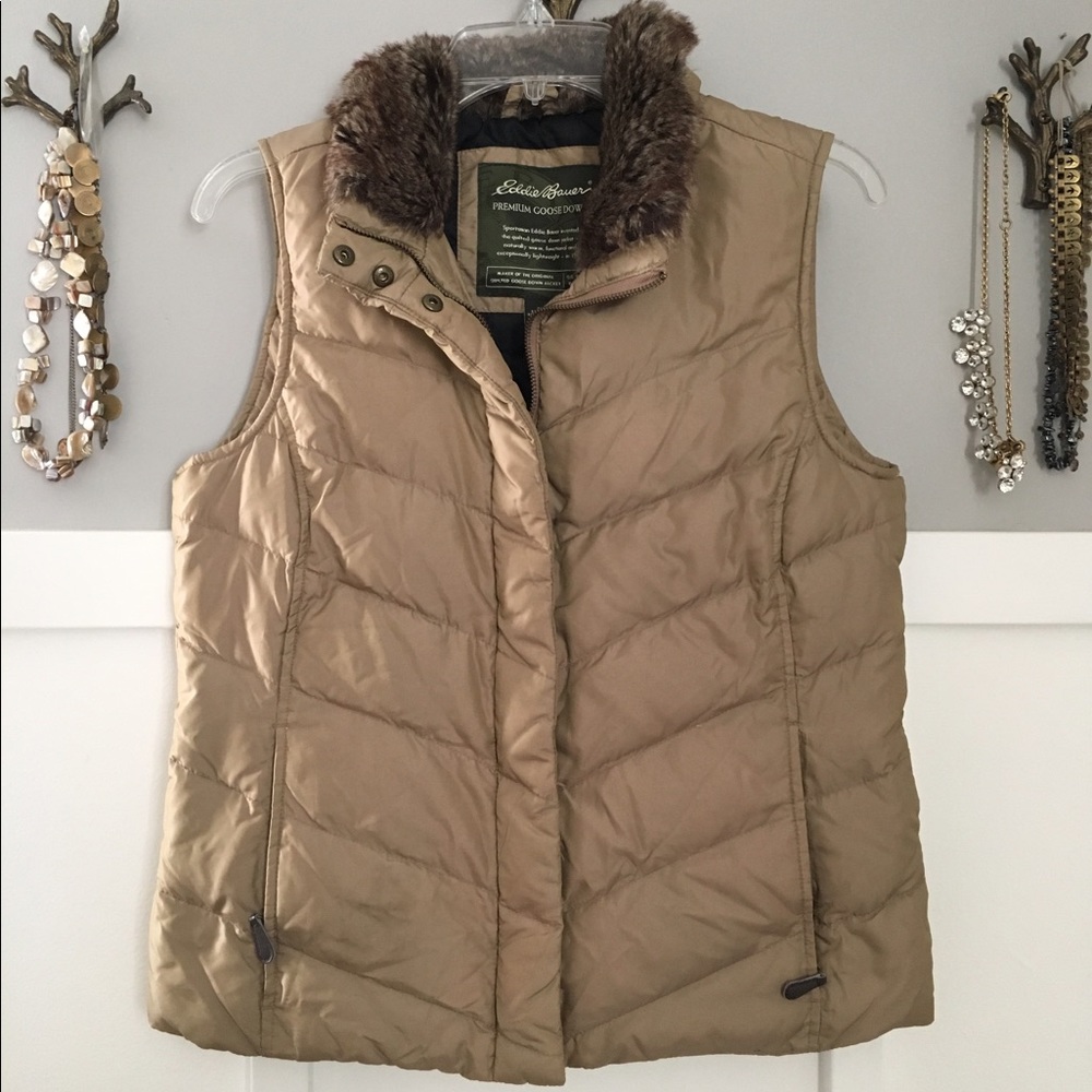 GORGEOUS Eddie Bauer Premium Goose Down Vest