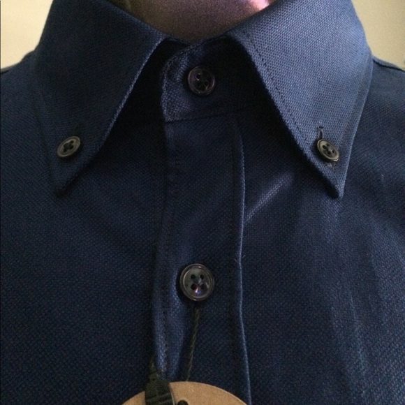 ZARA MAN - Blue Classic Oxford w/shoulder pads - Picture 2 of 3