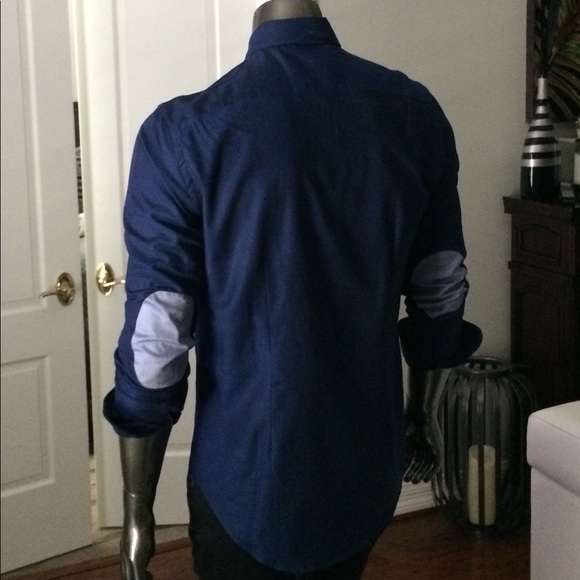 ZARA MAN - Blue Classic Oxford w/shoulder pads - Picture 3 of 3