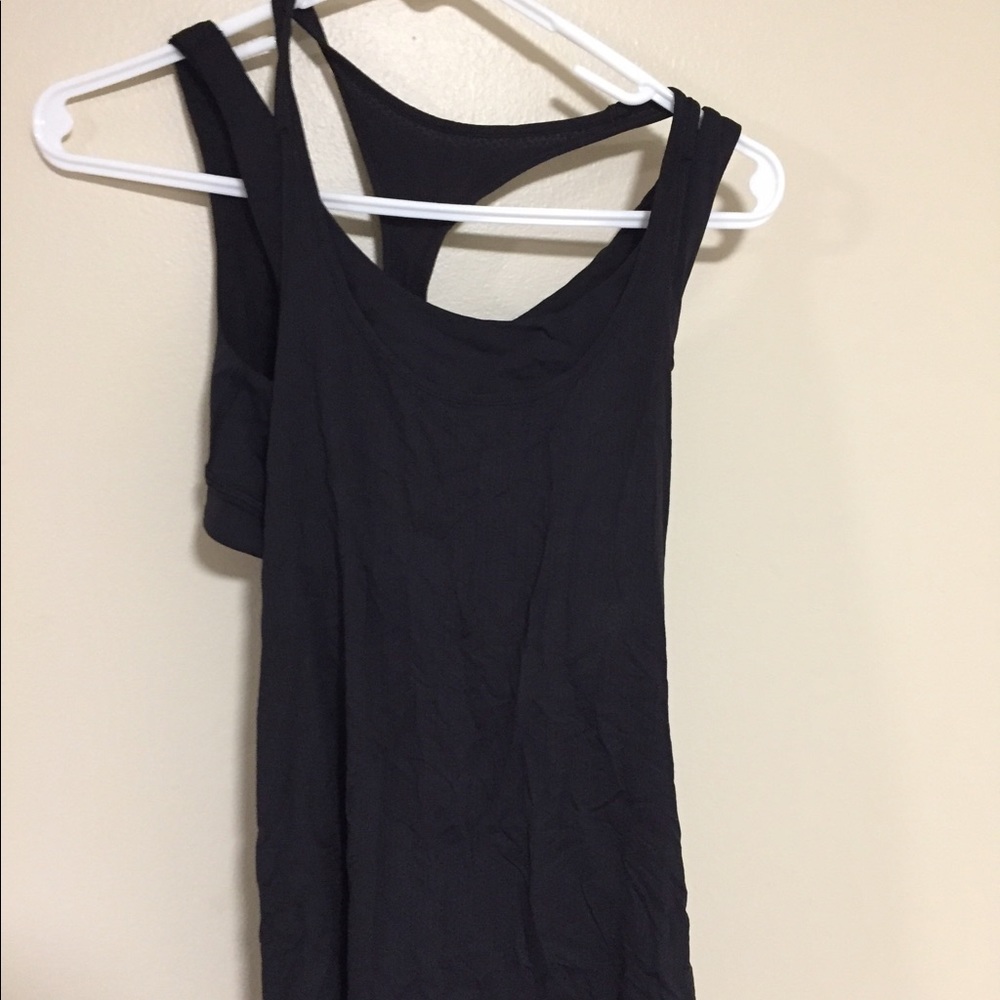 Tank top and built in sports bra