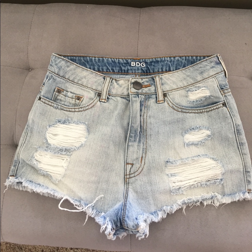 BDG high-rise dree cheeky shorts