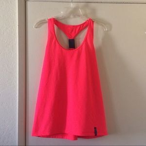 Under Armour mesh pink tank top size XL