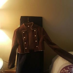 Crop military jacket