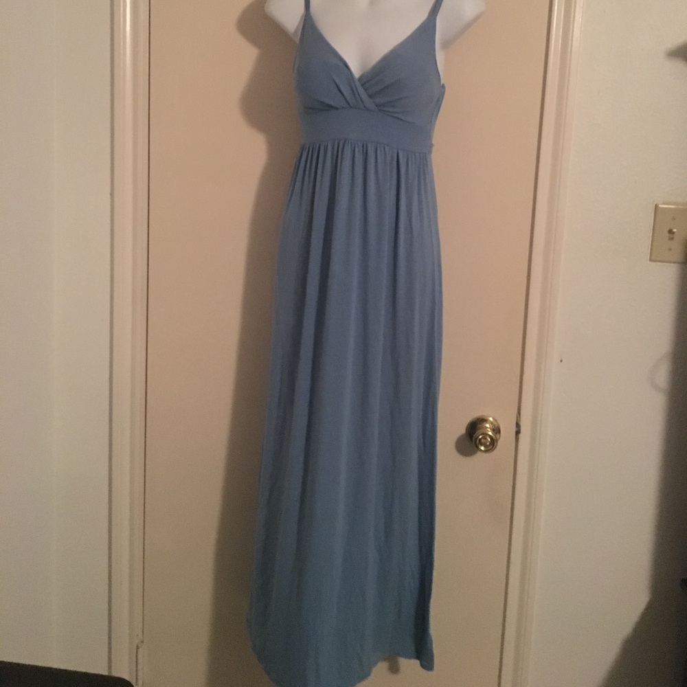 Light blue maxi dress