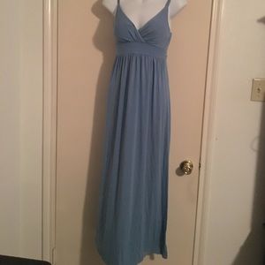 Light blue maxi dress