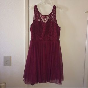 Forever 21 burgundy dress size XL