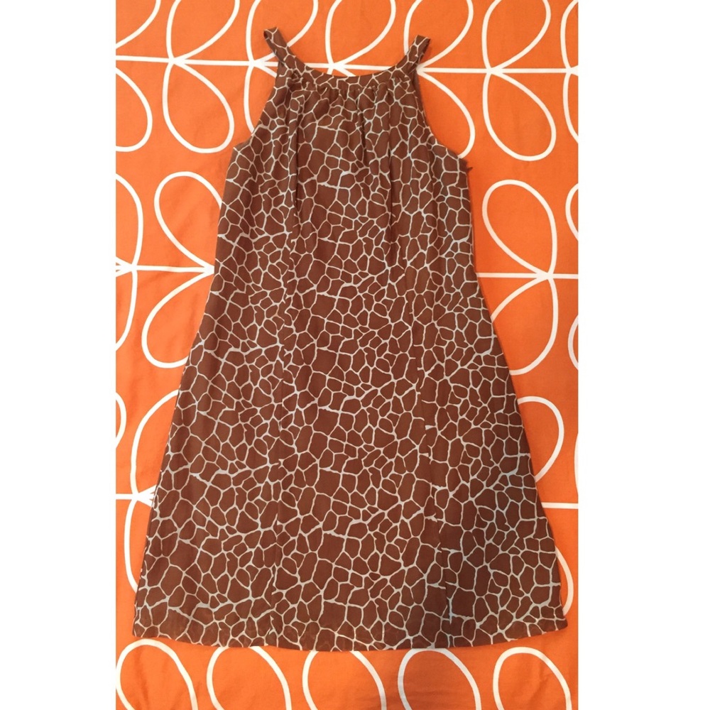 Merona Giraffe Print Spring Dress Size 2