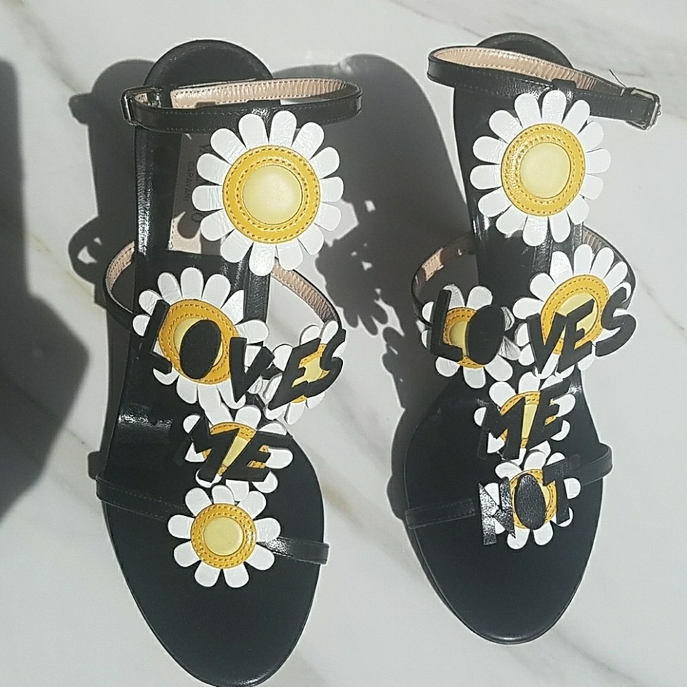 Valentino Love-Me Love Me Not Daisy High Heels