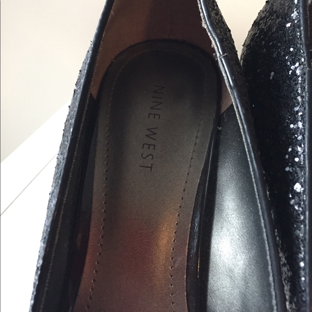 Nine West black sequin pumps - Picture 5 of 5