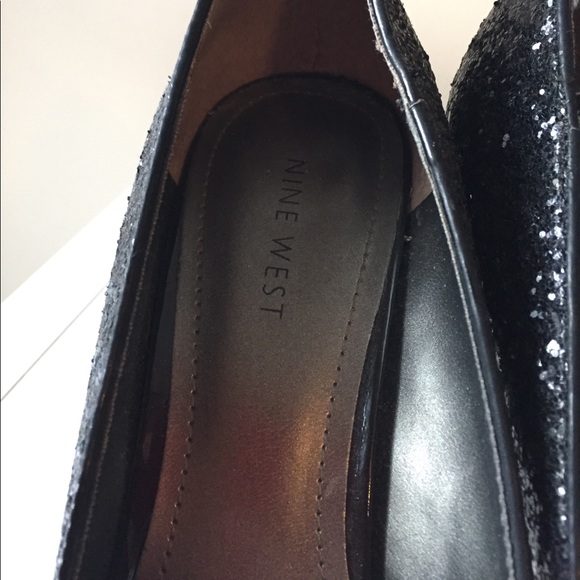 Nine West black sequin pumps - Picture 5 of 5