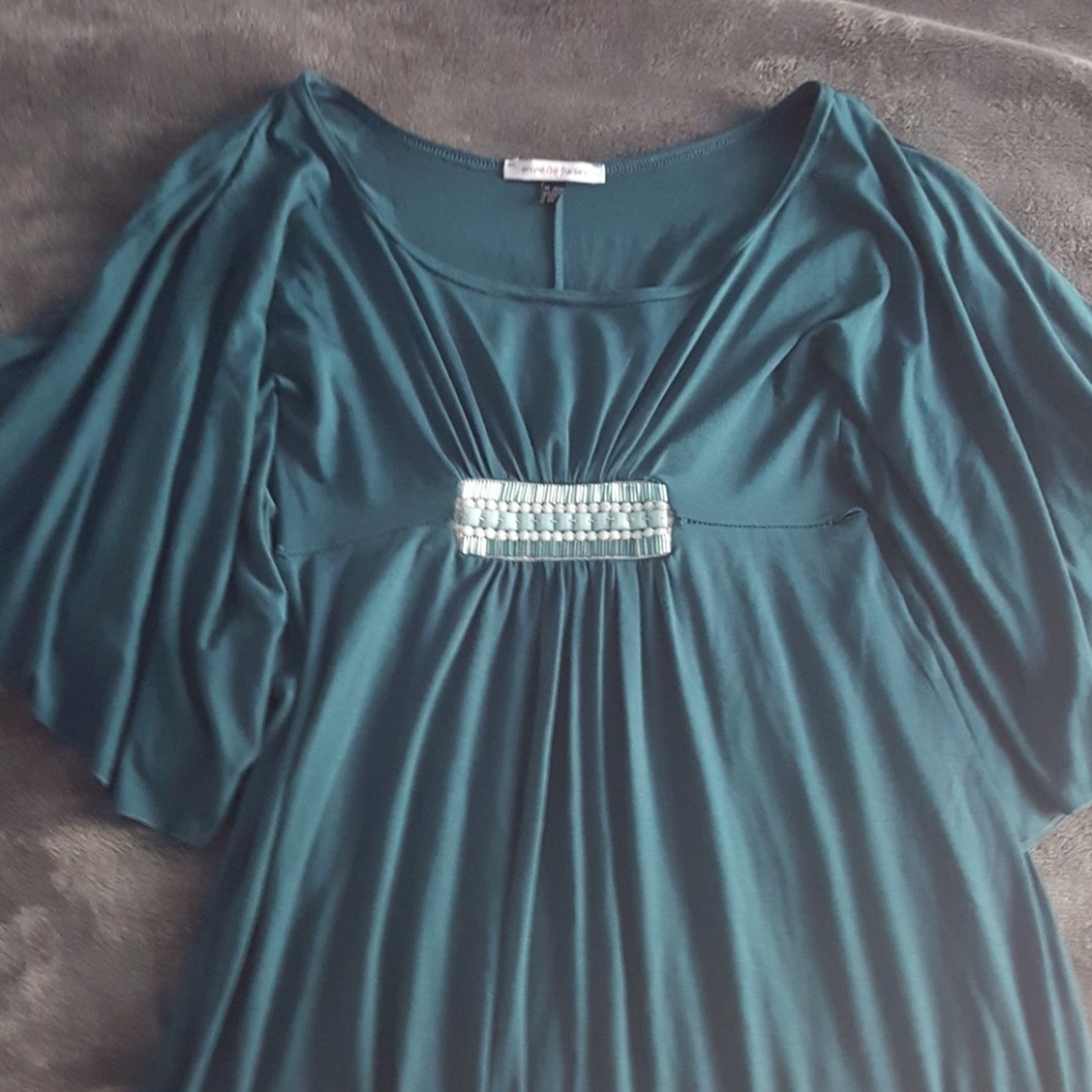 Turquoise Dress Tunic Small Medium