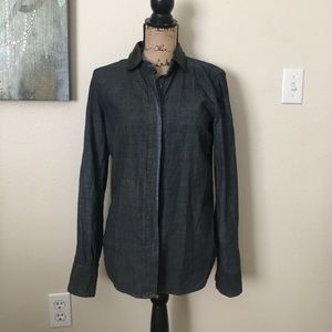 Denim button down shirt