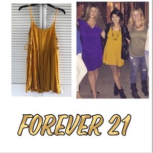 Forever 21 Mustard Dress