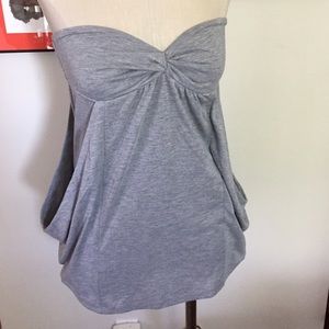 {Silence & Noise} Grey Tube Top