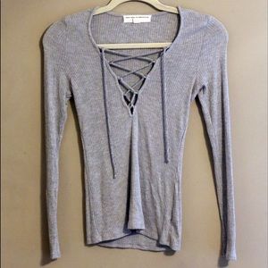 Project Social x Urban Outfitters lace up tee