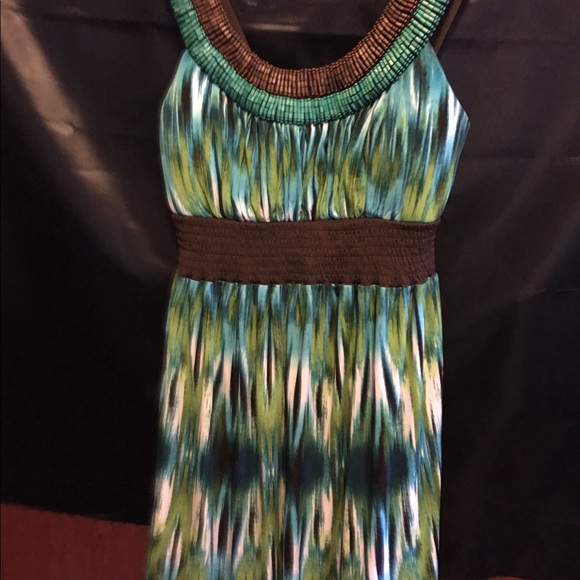 Sleeveless summer Mini Dress - Picture 2 of 7