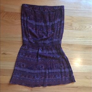 Strapless Mini Dress