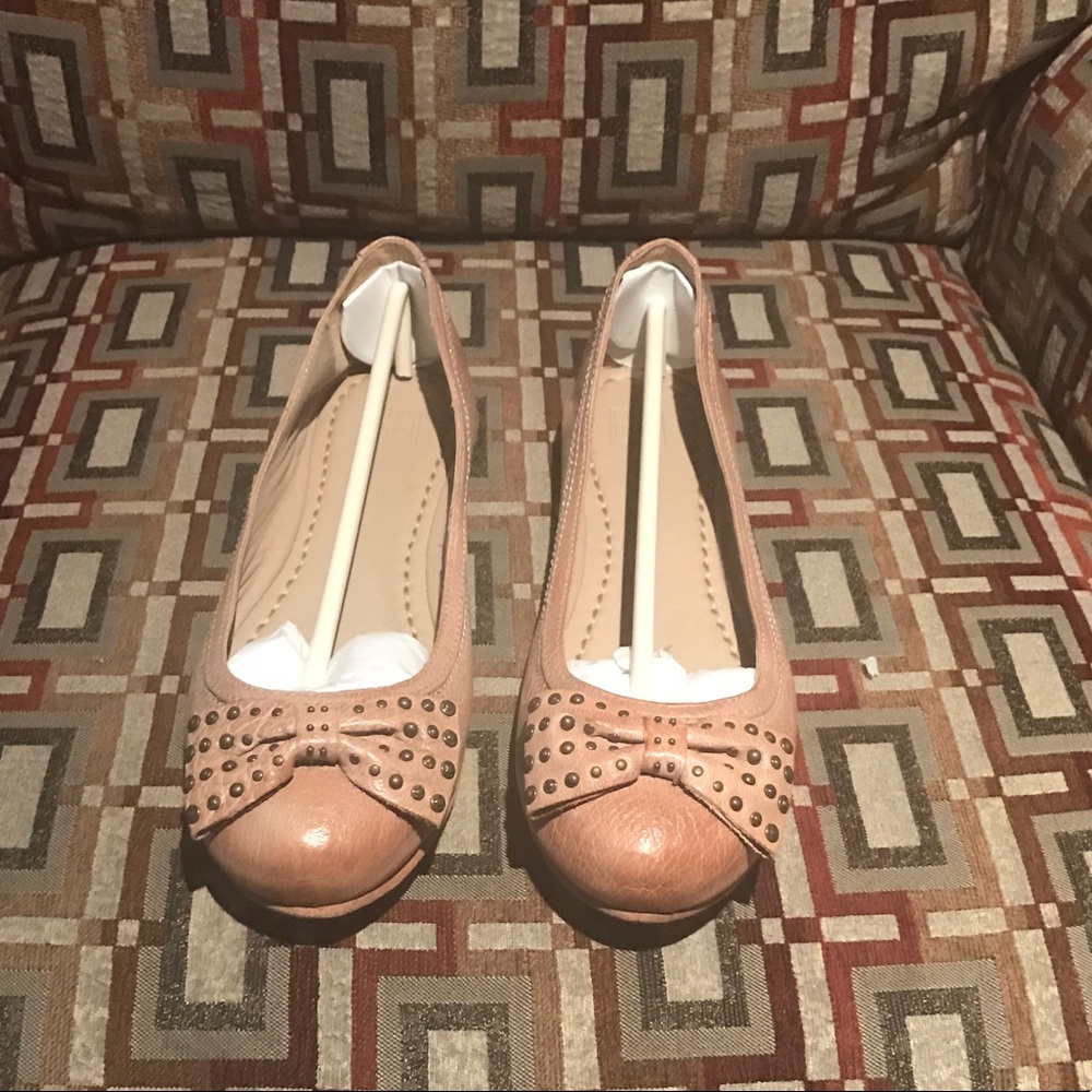 Frye Carson bow ballet flats