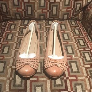 Frye Carson bow ballet flats