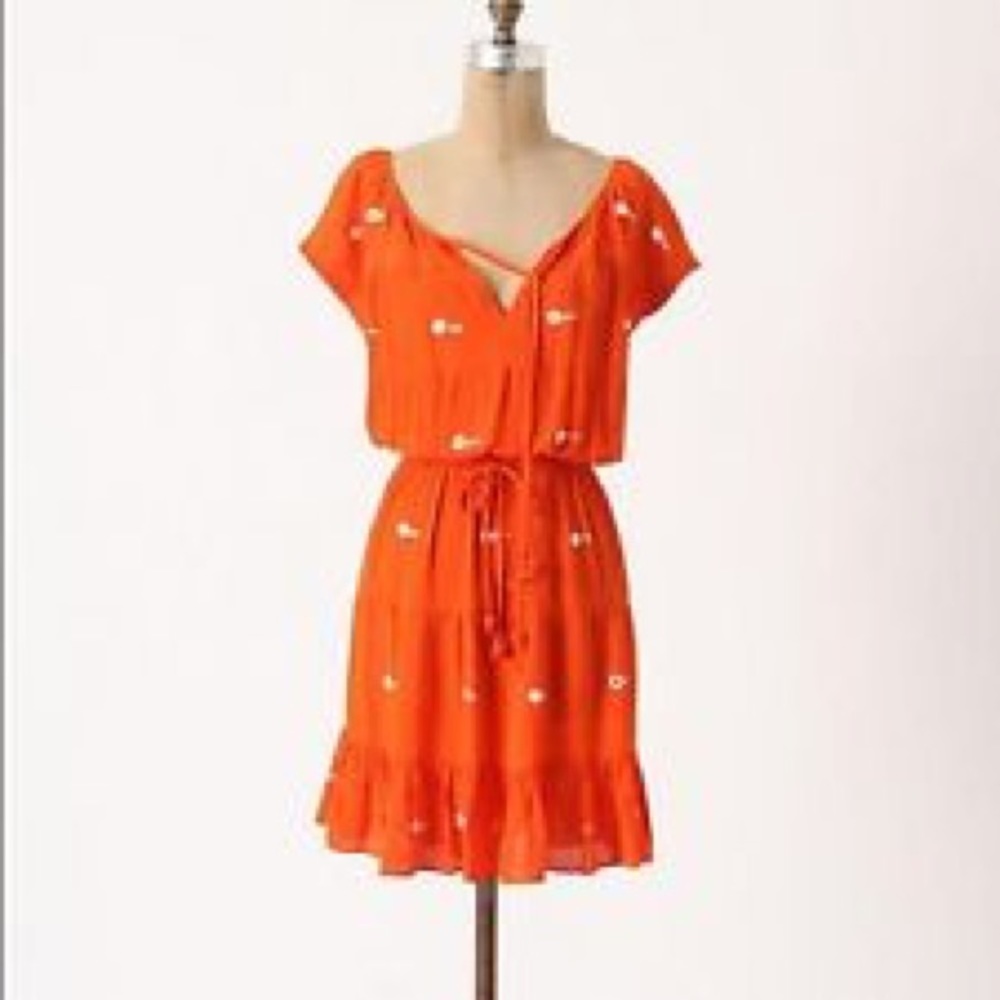 Anthropologie leifnotes "Espejoa" summer dress