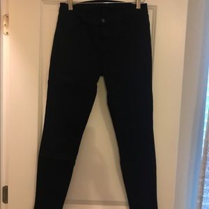 J Brand black straight leg/skinny jeans