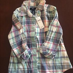 Girls GapKids flannel shirt