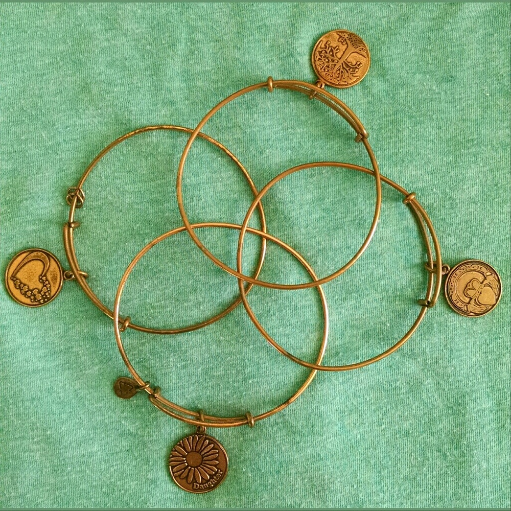 Bundle of FOUR Alex + Ani Bracelets