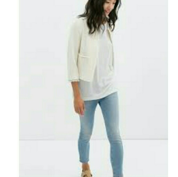 Zara Jackets & Blazers - NWT Zara frayed structured blazer. Medium