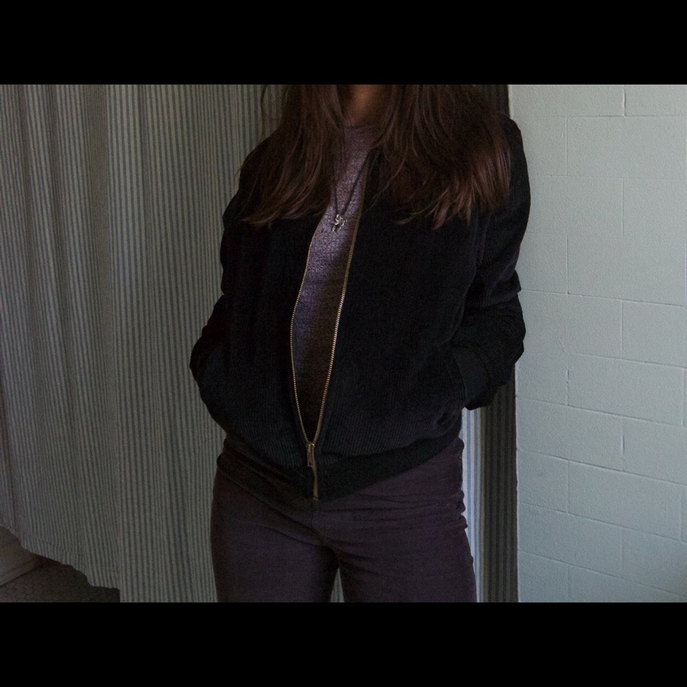 American Apparel corduroy bomber