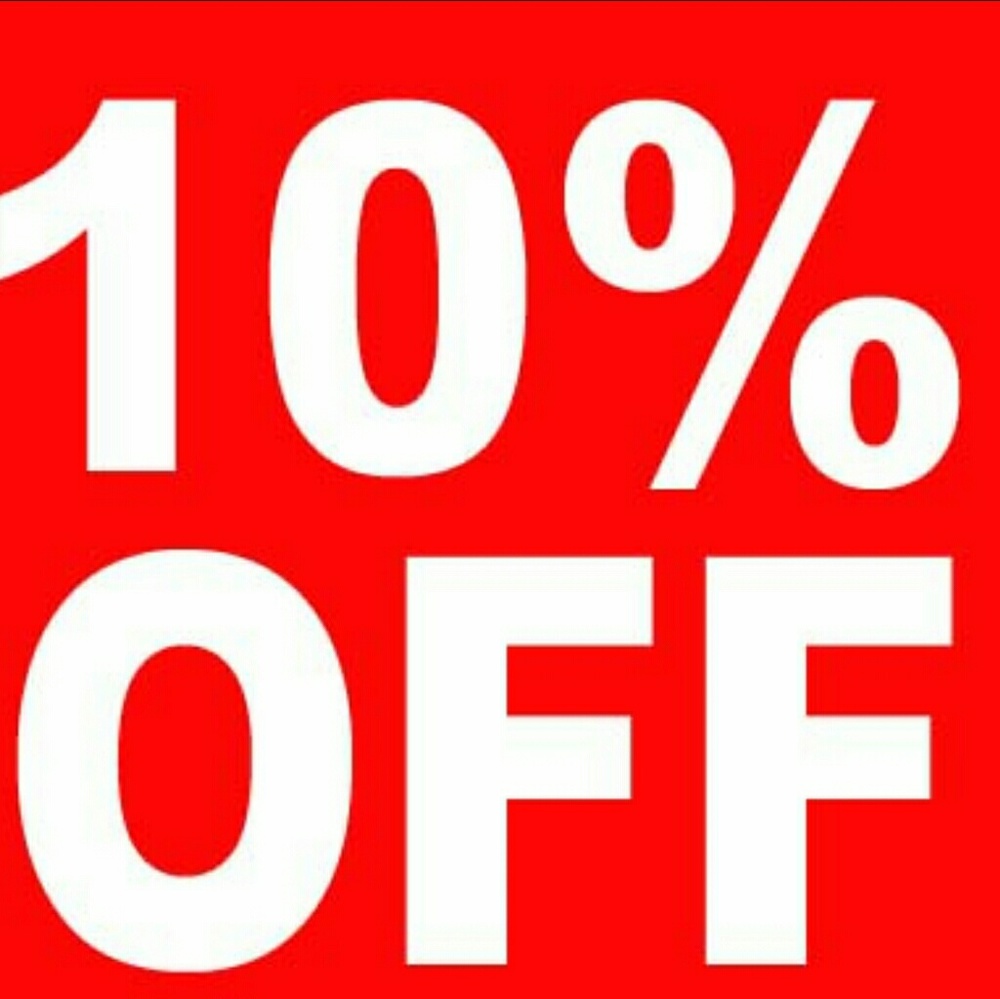 All first time buyers get 10% off until midnight