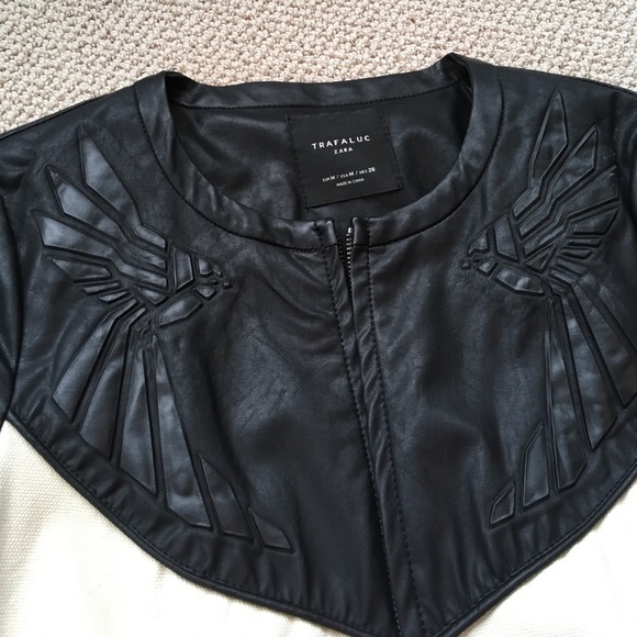 Zara faux leather bomber jacket - Picture 2 of 7