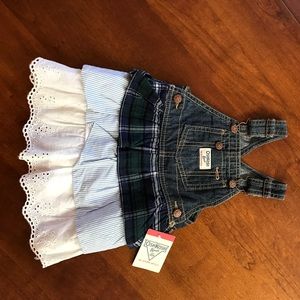 Overalls toddler girls dress
